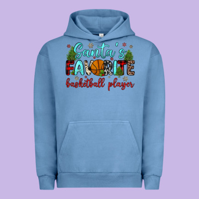 Santa S Favorite Basketball Player Urban Hoodie Designed By Jahusdesignshop