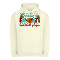 Pigment Pistachio santa s favorite basketball player Urban Hoodie - JahusDesignShop