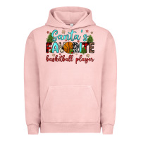 Pigment Salmon santa s favorite basketball player Urban Hoodie - JahusDesignShop