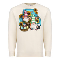 Sandshell Easter Gnomes Egg Sunflowers Truck Premium Sweatshirt - RanaPortraitStore