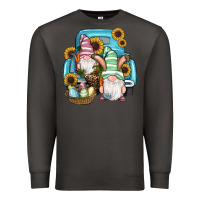 Smoke Easter Gnomes Egg Sunflowers Truck Premium Sweatshirt - RanaPortraitStore