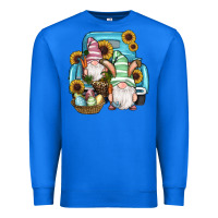 True Royal Easter Gnomes Egg Sunflowers Truck Premium Sweatshirt - RanaPortraitStore
