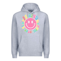 Heather Grey be kind to you mind Premium Hoodie - JahusDesignShop