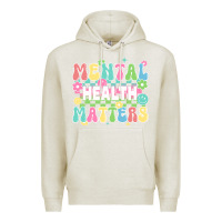 Oatmeal Heather mental health matters Premium Hoodie - JahusDesignShop