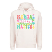 Pale Pink mental health matters Premium Hoodie - JahusDesignShop