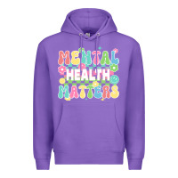 Purple mental health matters Premium Hoodie - JahusDesignShop