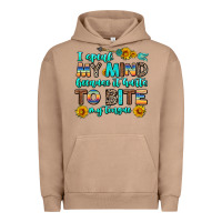 Pigment Burro i speak my mind because it hurts to bite my tongue Urban Hoodie - AdoDesignShop