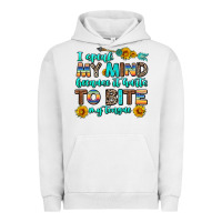 Pigment Lunar Rock i speak my mind because it hurts to bite my tongue Urban Hoodie - AdoDesignShop