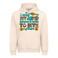 Sandshell i speak my mind because it hurts to bite my tongue Urban Hoodie - AdoDesignShop