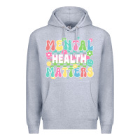 Heather Grey mental health matters Premium Hoodie - JahusDesignShop