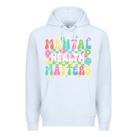 White mental health matters Premium Hoodie - JahusDesignShop