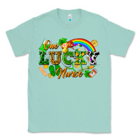 Seafoam one lucky nurse Classic Tee - FaDigitalArtStudio