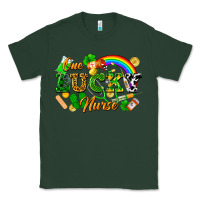 Sports Green one lucky nurse Classic Tee - FaDigitalArtStudio
