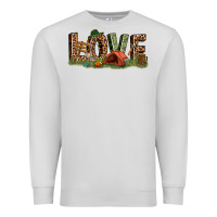 Dove Grey love camping Premium Sweatshirt - texasbilliewilder