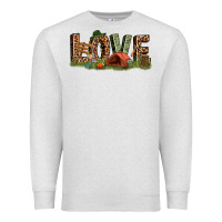 Oatmeal Heather love camping Premium Sweatshirt - texasbilliewilder