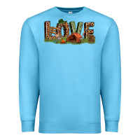 Ocean Blue love camping Premium Sweatshirt - texasbilliewilder