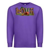 Purple love camping Premium Sweatshirt - texasbilliewilder