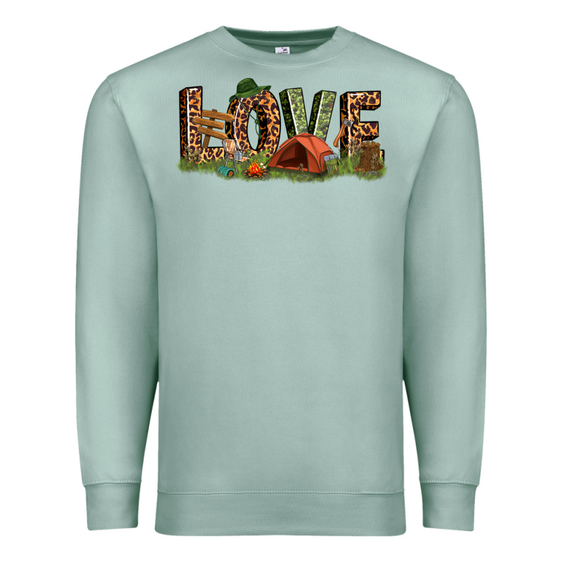 Love Camping Premium Sweatshirt by texasbilliewilder | Teevron