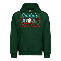 Forest Green santa s favorite baseball player Urban Hoodie - JahusDesignShop