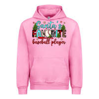 Fuchsia Pink santa s favorite baseball player Urban Hoodie - JahusDesignShop