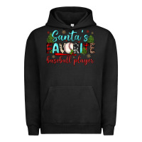 Pigment Black santa s favorite baseball player Urban Hoodie - JahusDesignShop