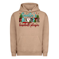 Pigment Burro santa s favorite baseball player Urban Hoodie - JahusDesignShop