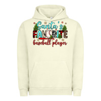 Pigment Pistachio santa s favorite baseball player Urban Hoodie - JahusDesignShop