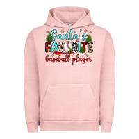 Pigment Salmon santa s favorite baseball player Urban Hoodie - JahusDesignShop