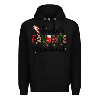 Black santas favourite phlebotomist Premium Hoodie - AdoDesignShop