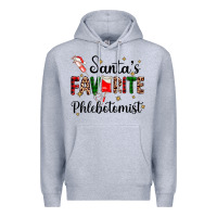 Heather Grey santas favourite phlebotomist Premium Hoodie - AdoDesignShop