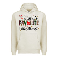 Oatmeal Heather santas favourite phlebotomist Premium Hoodie - AdoDesignShop
