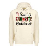 Sandshell santas favourite phlebotomist Premium Hoodie - AdoDesignShop