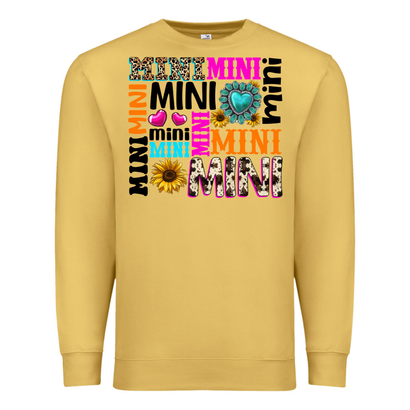Mini Gemstone Sunflower Premium Sweatshirt by texasbilliewilder | Teevron