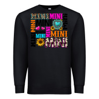 Black mini gemstone sunflower Premium Sweatshirt - texasbilliewilder