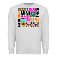 Dove Grey mini gemstone sunflower Premium Sweatshirt - texasbilliewilder