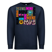 Navy mini gemstone sunflower Premium Sweatshirt - texasbilliewilder