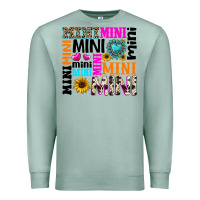 Seafoam mini gemstone sunflower Premium Sweatshirt - texasbilliewilder