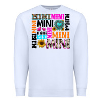 White mini gemstone sunflower Premium Sweatshirt - texasbilliewilder