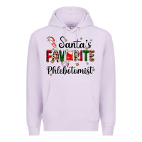 Lilac santas favourite phlebotomist Premium Hoodie - AdoDesignShop