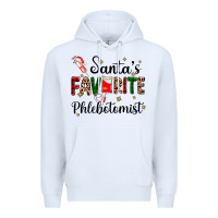 White santas favourite phlebotomist Premium Hoodie - AdoDesignShop