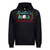 Black santa s favorite volleyball player Urban Hoodie - JahusDesignShop
