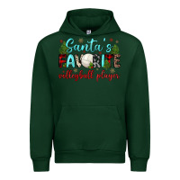 Forest Green santa s favorite volleyball player Urban Hoodie - JahusDesignShop