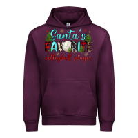 Mauve Wine santa s favorite volleyball player Urban Hoodie - JahusDesignShop