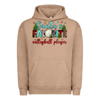 Pigment Burro santa s favorite volleyball player Urban Hoodie - JahusDesignShop