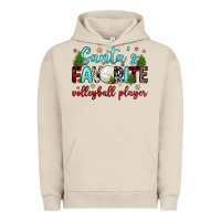 Pigment French Oak santa s favorite volleyball player Urban Hoodie - JahusDesignShop