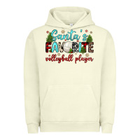 Pigment Pistachio santa s favorite volleyball player Urban Hoodie - JahusDesignShop