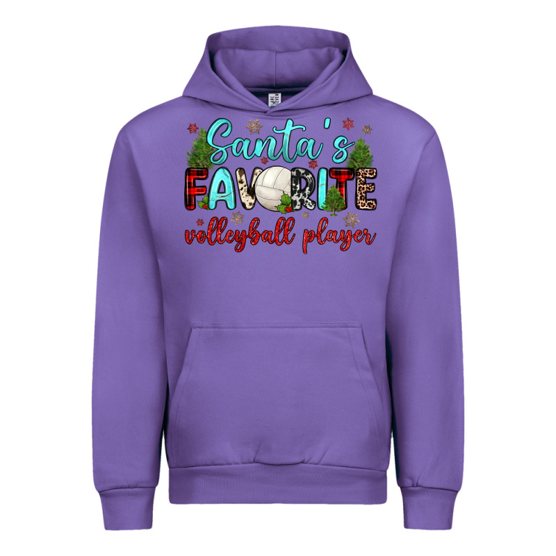 Santa S Favorite Volleyball Player Urban Hoodie by JahusDesignShop | Teevron