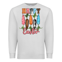 Dove Grey Happy Easter Premium Sweatshirt - RanaPortraitStore