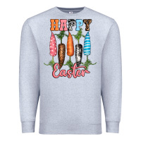 Heather Grey Happy Easter Premium Sweatshirt - RanaPortraitStore