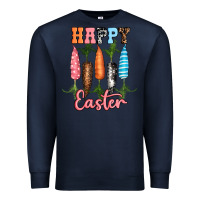 Navy Happy Easter Premium Sweatshirt - RanaPortraitStore